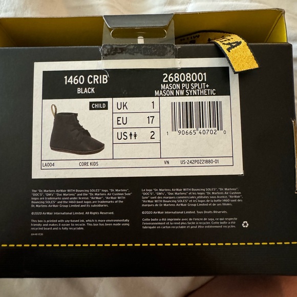 US size 2C Dr.Martens - Picture 5 of 5